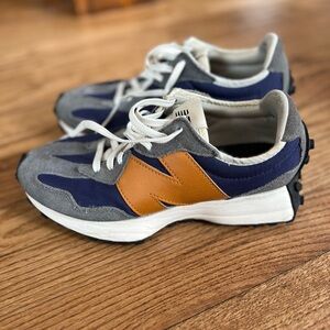 New Balance Blue and Orange Athletic Shoes Retro Style